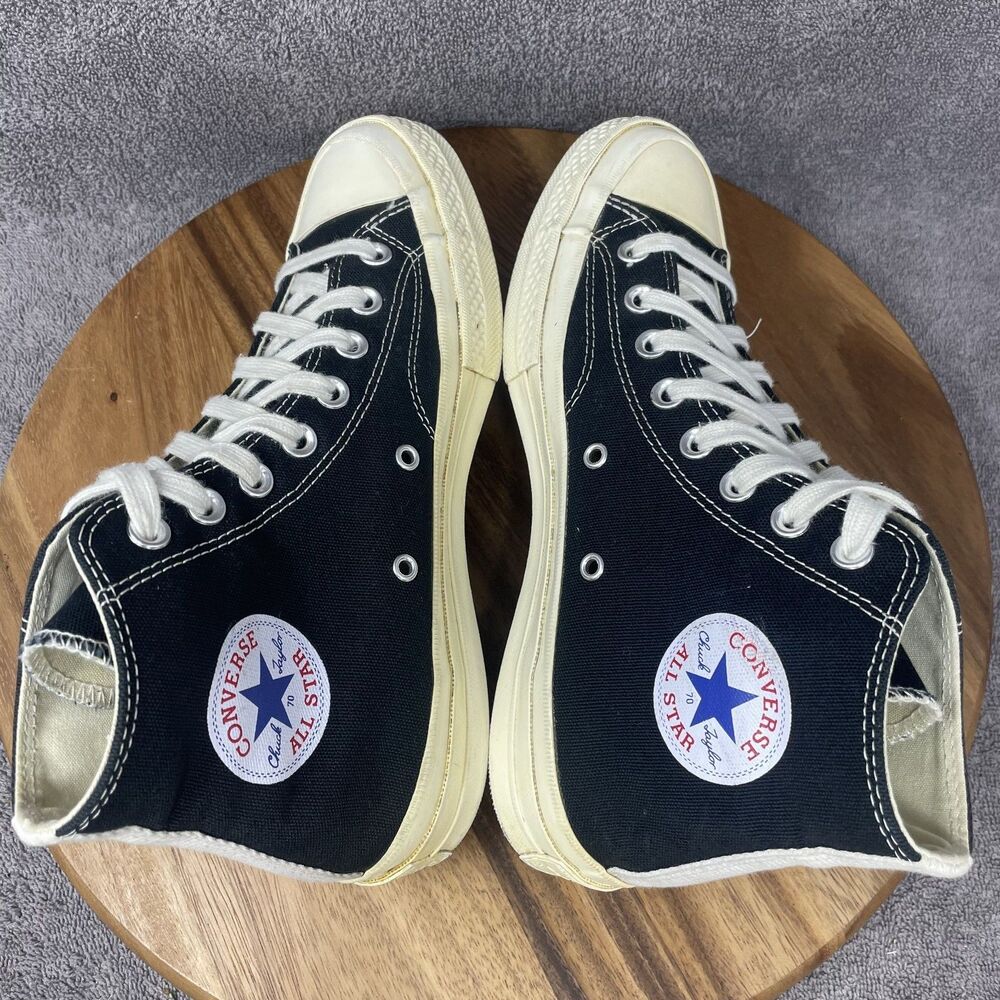 Converse Chuck Taylor All Star 70 High x Comme des Garcons CDG Women’s Size 9 - Picture 5 of 8